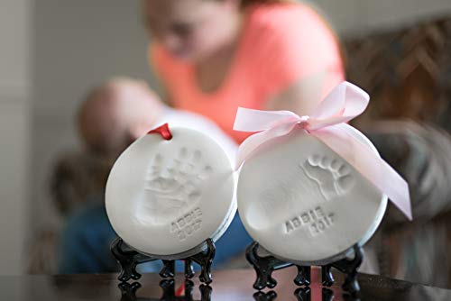 Set para Modelado de Huellas de Bebé - Kit de Impresión de Manos y Pies en Arcilla para Recién Nacidos. Incluye: Soportes, Cintas y Letras – Regalo Original para Baby Shower y Nacimientos