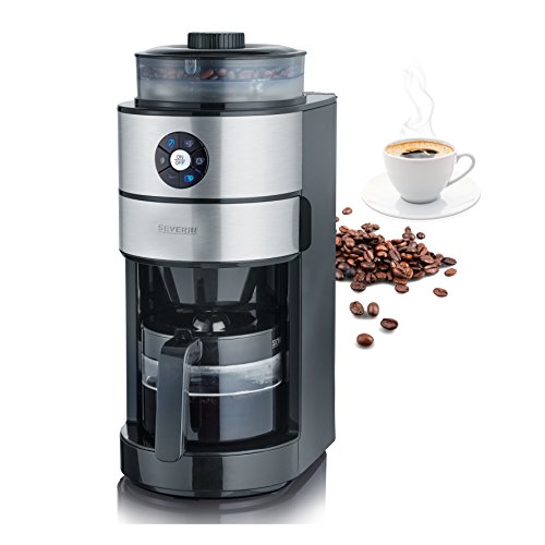 Severin KA 4811 Cafetera Semi-Automática, 820 W, Negro, Metálico