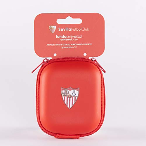 SEVILLA FUTBOL CLUB Funda Universal Roja Escudo Tamaño S