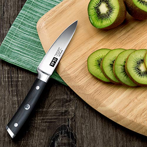 SHAN ZU Cuchillo para Fruta y Cuchillo de Oficina Cuchillo para Pelar Cuchillo para Fruta Cuchillo de Cocina de Acero Inoxidable de 9,5 cm - Classic Serie