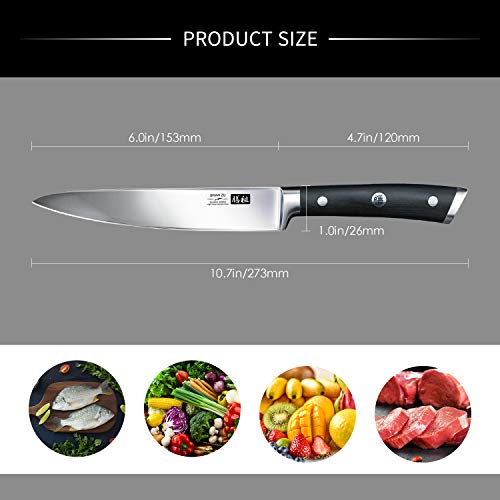 SHAN ZU Cuchillos Cocina Profesional Cuchillo Acero Inoxidable Cuchillo Chef - CLASSIC Series