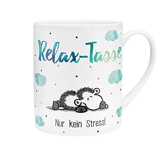 Sheepworld - Tazas XL, porcelana, multicolor, 60 cl