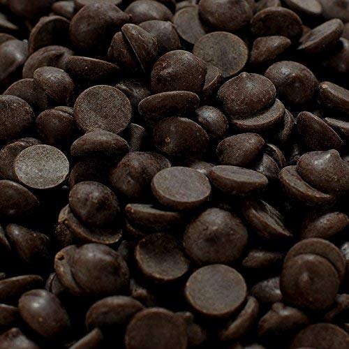 Shopper's Freedom, 100 % puro chocolate negro belga chips con manteca de cacao, 54,5 % sólidos de cacao.