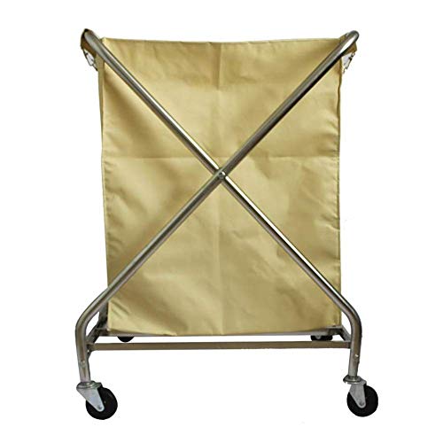 Shopping Trolleys Comercial Carro Plegable laundrys Clasificador Organizador Carrito con Ruedas for Trabajo Pesado con Tiendas de Coches de lavandería Cesto con los Bolsos extraíbles