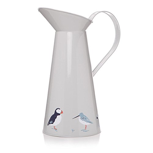 Shruti Rspb Birds - Jarra esmaltada (33 cm), color gris