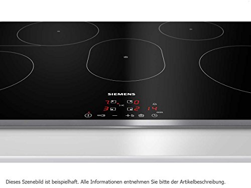 Siemens EQ2Z119 Set de horno HB633GBS1 de acero inoxidable + placa de inducción EH845BFB1E 10 funciones de horno 80 cm cocina de inducción A+ 71 litros