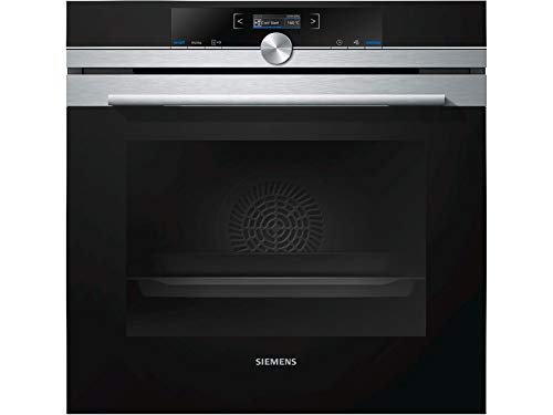 Siemens EQ2Z119 Set de horno HB633GBS1 de acero inoxidable + placa de inducción EH845BFB1E 10 funciones de horno 80 cm cocina de inducción A+ 71 litros