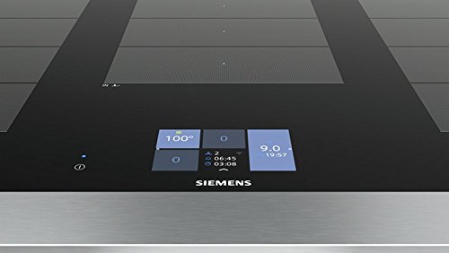 Siemens EX901KXW1E hobs Negro Integrado Con - Placa (Negro, Integrado, Con placa de inducción, Vidrio y cerámica, 2600 W, Rectangular)