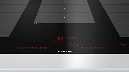 Siemens EX901LXC1E hobs Negro Integrado Con - Placa (Negro, Integrado, Con placa de inducción, Vidrio y cerámica, 2200 W, 24 cm)