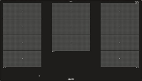 Siemens EX901LXC1E hobs Negro Integrado Con - Placa (Negro, Integrado, Con placa de inducción, Vidrio y cerámica, 2200 W, 24 cm)