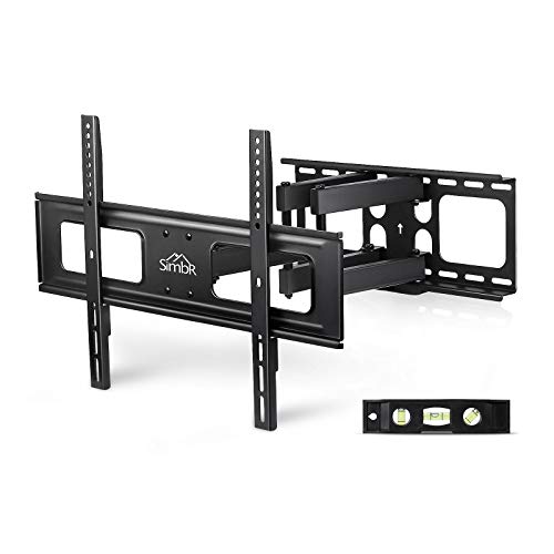 SIMBR Soporte de Pared para TV 32-70" Pantalla LED/LCD/Plasma/Curva Televisión Carga Máxima 60kg VESA Máxima 600×400mm Inclinable y Brazos Giratorios y Extensible