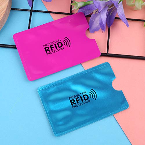 SimpleLife Fundas para Tarjetas de crédito con Bloqueo RFID, Protector de Tarjeta de crédito, para Tarjetas de crédito/débito/identificación/Tarjetas de ostras/Estuches para Tarjetas de Visita