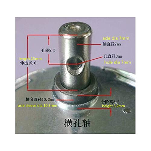 Sincronizador sincrónico de la placa giratoria Motor 50/60Hz Frecuencia AC 220~240V Motor con engranaje CW/CCW 4W(8-10RPM)