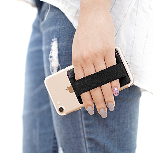 Sinjimoru - Sinji Pouch B-Flap - Tarjetero para teléfono móvil con asa para un Mejor Agarre, Mini Cartera Inteligente con pestaña de Cierre. para iPhone y Android. Color Beige