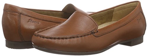 Sioux Zalla, Mocasines para Mujer, Marrón coñac, 35.5 EU