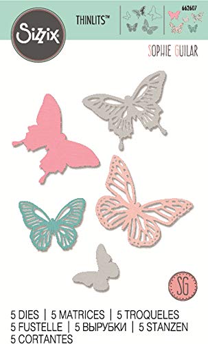 Sizzix Thinlits Troqueles 5PK Mariposas