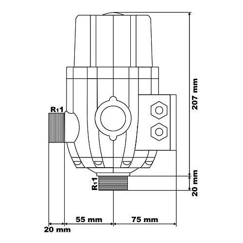 SKD-2D interruptor presión controlador bomba agua doméstica fuentes protector marcha seco 1,5 bares