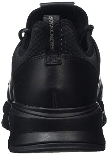 Skechers Men's RELVEN-VELTON-65659 Trainers, Black (Black BBK), 10 UK 45 EU