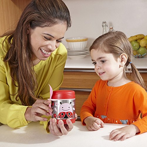 Skip Hop Zoo Ladybug - Tarro aislado del alimento, 325ml, 12m+