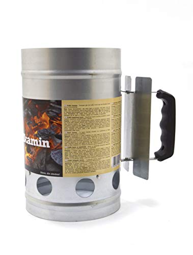 S&M Boomex 9062-6 Encendido para barbacoas y chimeneas con Mango de Seguridad, Gris