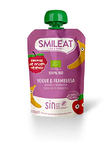 Smileat Smileat Pouch Yogur Y Frambuesa Eco Envase Sostenible 100 ml