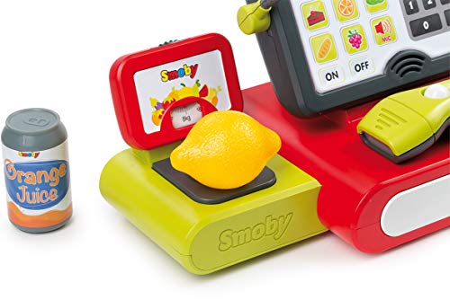 Smoby – Caja registradora eléctrico, 350103 Web, Rojo