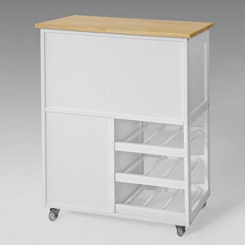 SoBuy FKW45-WN,Carrito de Cocina,estantería de Cocina,67x37x87cm,ES