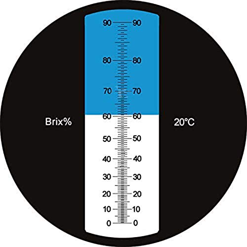 Sock Brix Refractómetro con ATC Digital LCD Monitor 0~90% Automático Temperatura Compensación para Miel Cerveza Fruta Jugo Azúcar Cerveza casera Fauay