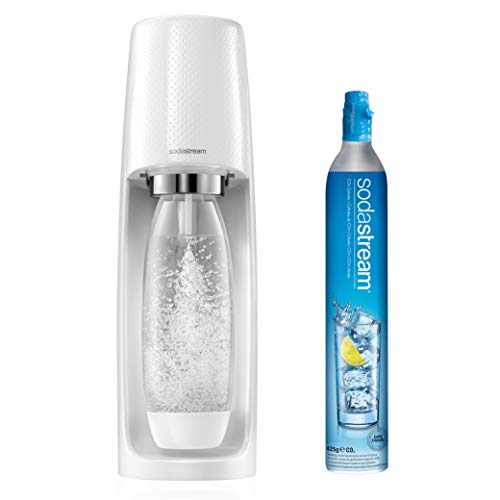 SodaStream 2270051 De plástico Blanco carbonatador - Máquina para soda (De plástico, Blanco, 1 L, 60 L, 125 mm, 180 mm)