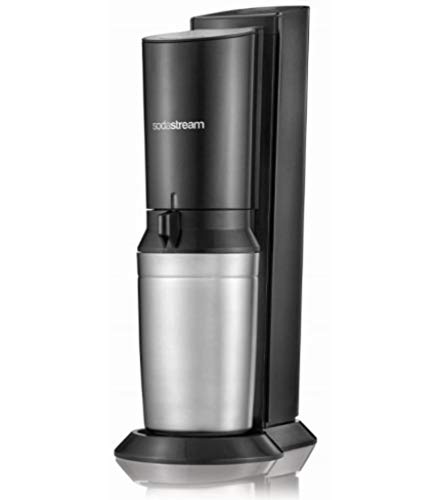 sodastream Crystal 2.0 Máquina para Soda, Acero Inoxidable, Plata/Titanio, 16 X 26 X 55 Cm