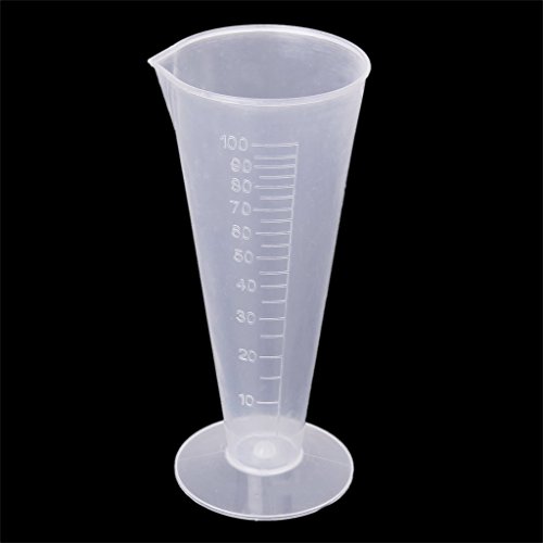 SODIAL(R) 100ml cocina laboratorio plastico medida beaker taza de medicion