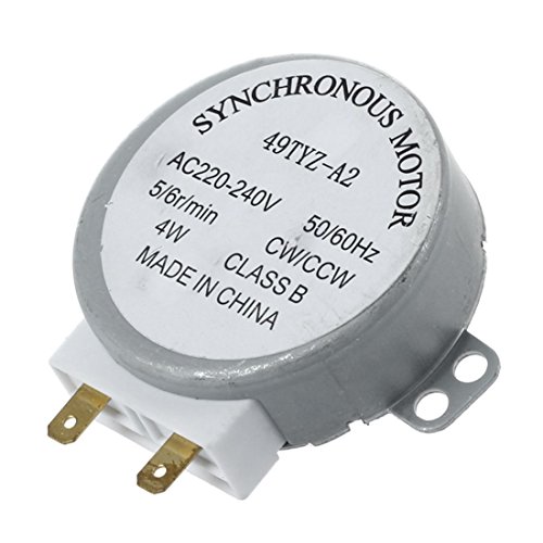 SODIAL(R) AC 220-240V 50 / 60Hz 5 / 6RPM 4W Motor sincrono de la plataforma giratoria para el horno de microonda