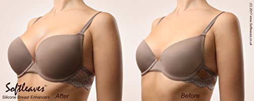 SoftleavesÃ‚Â® shapeX100 Silicone Breast Enhancers in the Large size , Clear colour (no colour) , that will add 2-3 Cups and suitable for bra size C,D,DD,E,F/item code:CLC by Softleaves