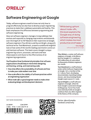 Software Engineering at Google: Lessons Learned from Programming Over Time