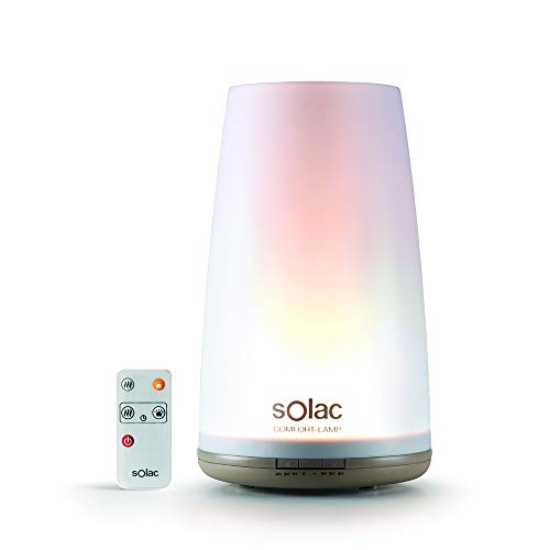 Solac HU1065 Comfort-Lamp Humidificador Ultrasónico y Lámpara, Multicolor