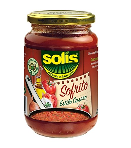 SOLIS Sofrito Estilo Casero Frasco Cristal - Tomate frito sin gluten - 340g