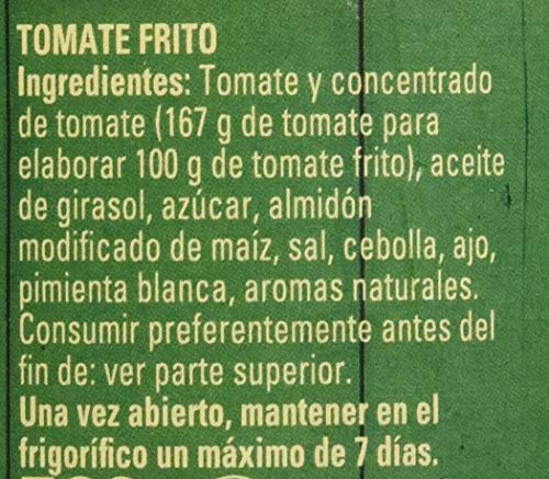 Solís Tomate Frito Frasco - Paquete de 15 x 360 g - Total: 5.4 kg