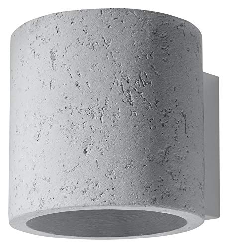 Sollux ORBIS BETON SL.0486 - Lámpara de pared (LED, G9), color gris