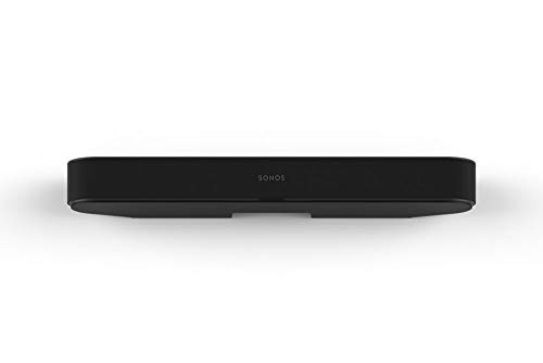 Sonos Beam barra de sonido con Alexa integrada - barra de sonido inteligente para TV y música, altavoz compatible con AirPlay, color negro