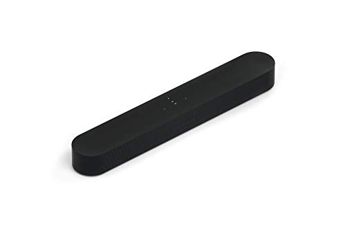 Sonos Beam barra de sonido con Alexa integrada - barra de sonido inteligente para TV y música, altavoz compatible con AirPlay, color negro