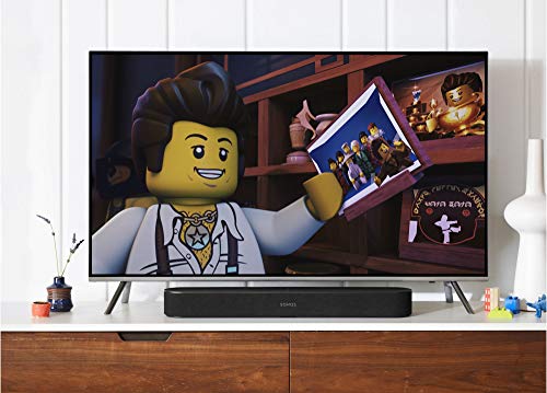 Sonos Beam barra de sonido con Alexa integrada - barra de sonido inteligente para TV y música, altavoz compatible con AirPlay, color negro