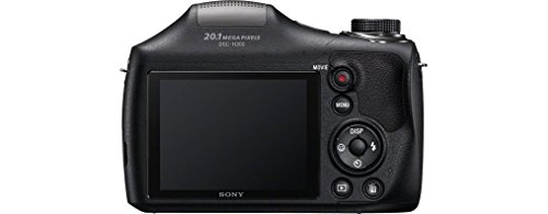 Sony DSC-H300 - Cámara compacta de 20.1 MP (pantalla de 3", zoom óptico 35x, estabilizador de imagen electrónico, vídeo HD 720p), negro