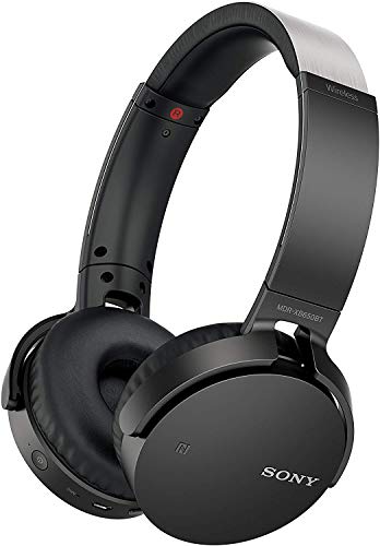 Sony MDR-XB650BT - Auriculares inalámbricos (Extra Bass, Bluetooth, NFC, diseño Plegable, hasta 30 Horas de autonomía), Color Negro