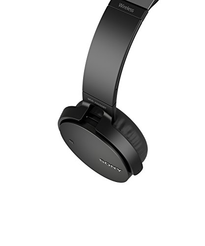 Sony MDR-XB650BT - Auriculares inalámbricos (Extra Bass, Bluetooth, NFC, diseño Plegable, hasta 30 Horas de autonomía), Color Negro