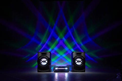 Sony SHAKEX30PI - Sistema de Audio de Alta Potencia (Reproductor de CD y DVD, Sound Pressure Horn, Party Chain, LDAC, HDMI, Karaoke, Luces LED, Efectos de DJ) Negro