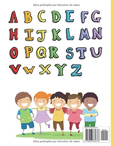 Sopa de letras para niños: 50 sopa de letras con palabras del abecedario | Sopa de letras grande | Sopa de letras edición abecedario | 21,6 x 27,9