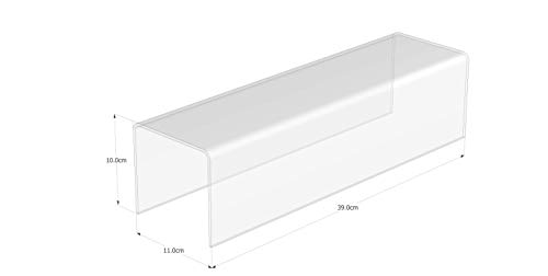 Soporte expositor de plástico acrílico transparente - Pedestal elevador para exposiciones - Hoverstand.