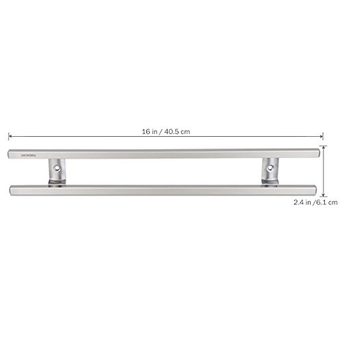 Soporte magnético de cuchillos, de Ounona, acero inoxidable, 6 ganchos extraíbles