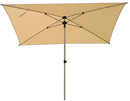 SORARA Porto Parasol Sombrilla Jardin, Arena, 300 x 200 cm (3 x 2 m)