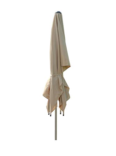 SORARA Porto Parasol Sombrilla Jardin, Arena, 300 x 200 cm (3 x 2 m)